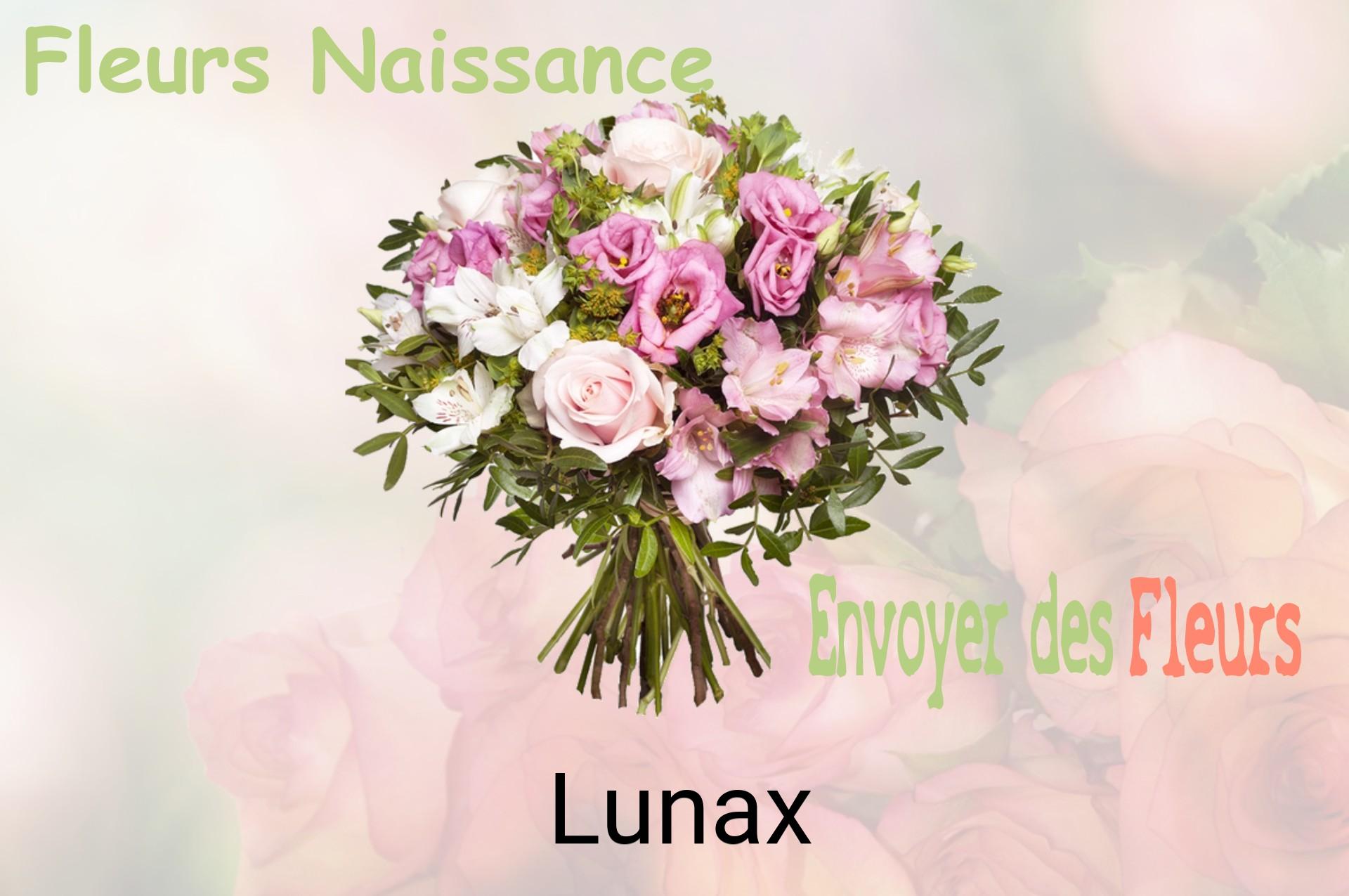 Bouquet de fleurs de naissance livré à Lunax